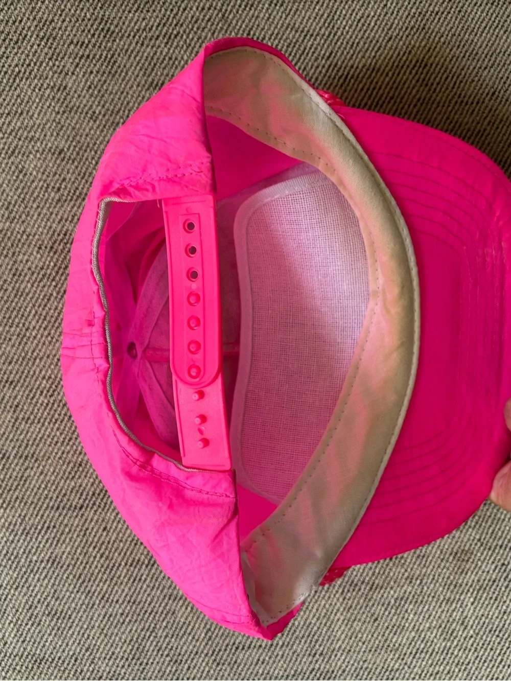 Vintage Shingle Shack Daytona Beach Florida 80s Hat Rope Snapback Hot Pink
